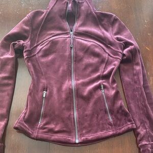 lululemon athletica Burgundy Zip-Up Jacket